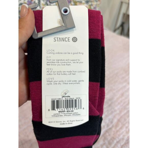Stance Blondie Boot Socks NWT - Picture 3 of 5